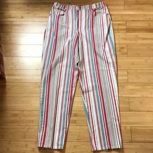 vintage striped jeans